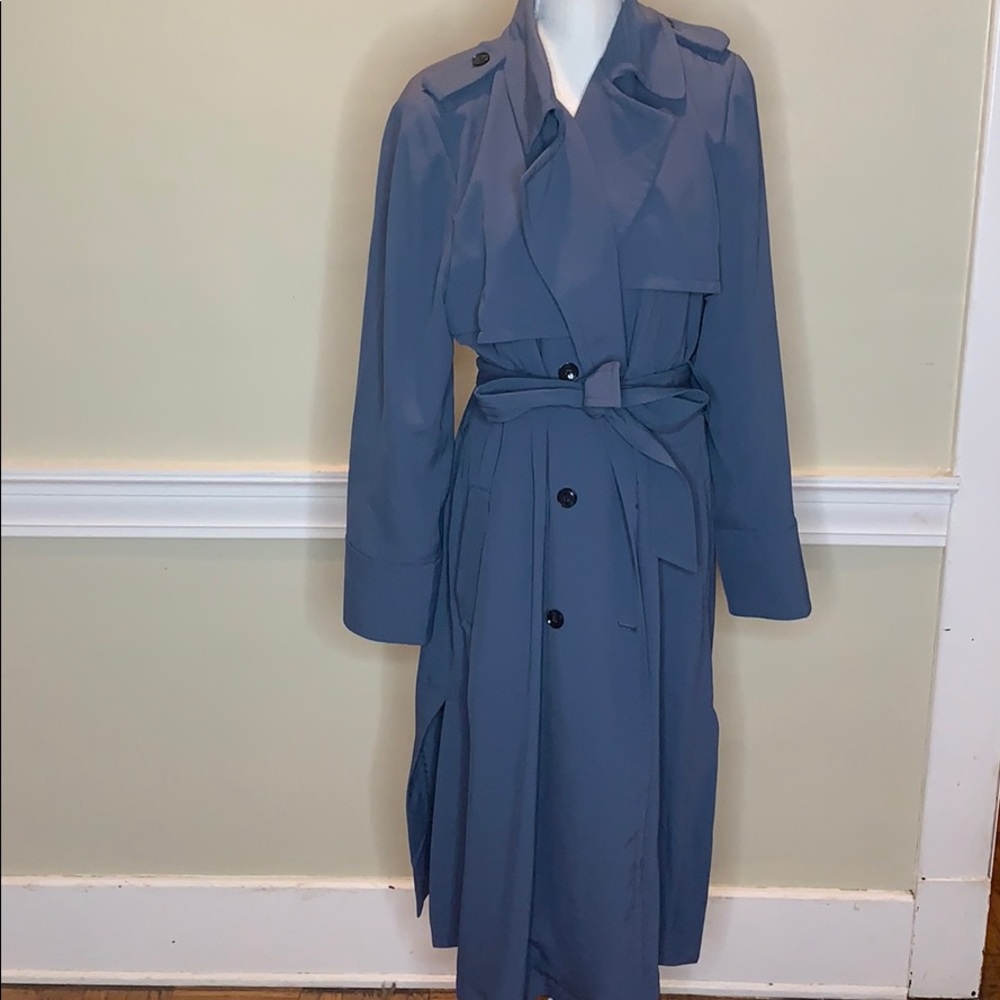 Full length trench coat